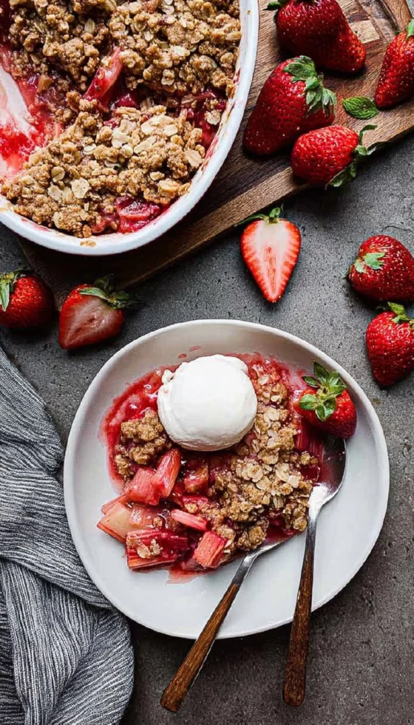 Strawberry-Rhubarb-Crisp-Recipe